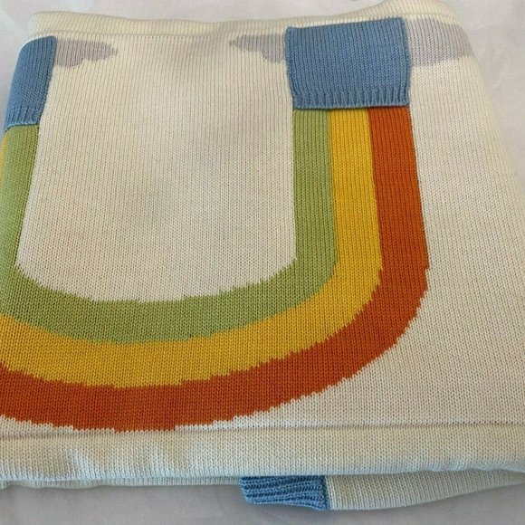 IL BORGO Infant Boys' Blanket With Rainbow Embroidery - Picture 3 of 7